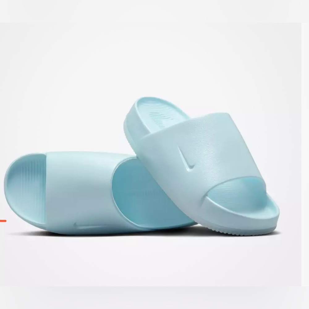 NEW WOMEN'S SIZE 7 NIKE CALM SLIDES SE GLACIER BLUE FV5940 400 SANDALS
